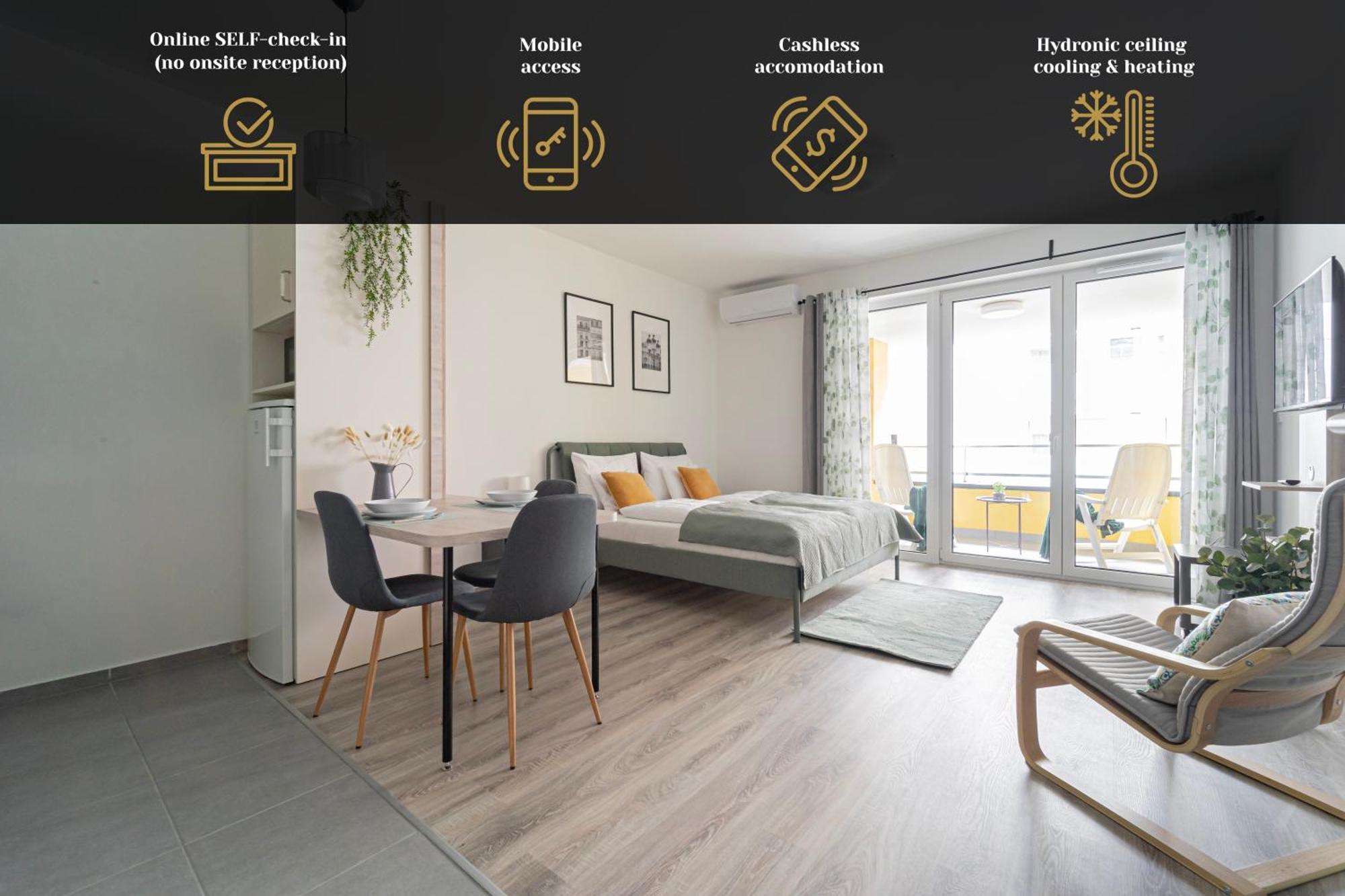 Westside Garden Apartments By Urbanrent Budapešť Exteriér fotografie